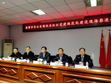 瑞安公司：淄博市召开会议  推进非公有制经济组织党建规范化建设(图1)